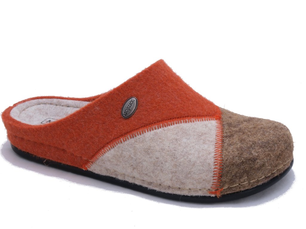 Kp Moheda Ulltoffel Apollo Orange / beige p MittPlagg.se